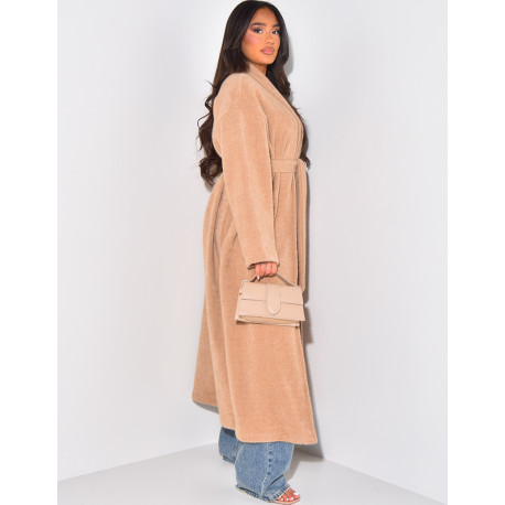 Weicher Kimono-Mantel zum Binden