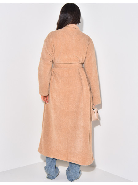 Weicher Kimono-Mantel zum Binden