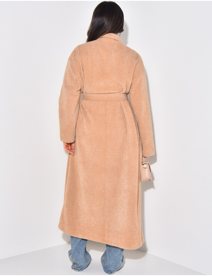 Weicher Kimono-Mantel zum Binden