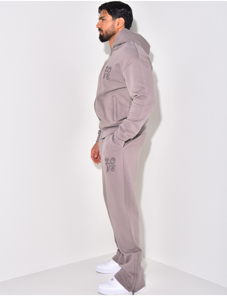 Ensemble jogging et gilet "LOVE"