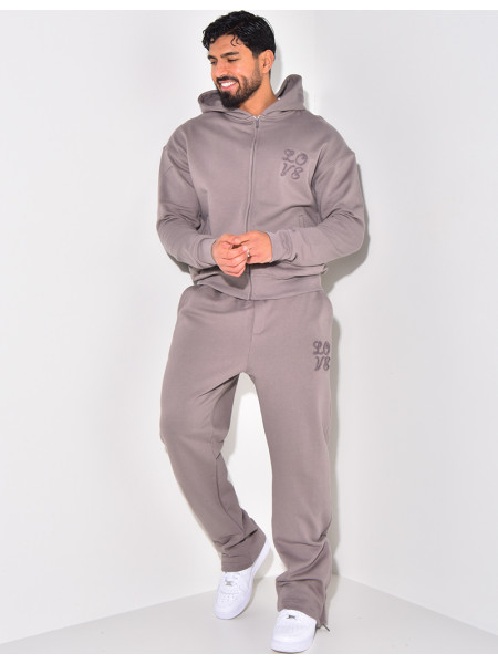 Ensemble jogging et gilet "LOVE"