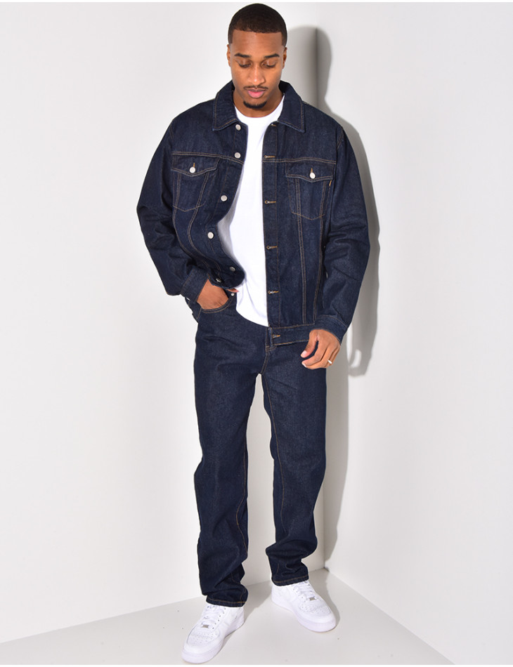 Set aus Jeansstof