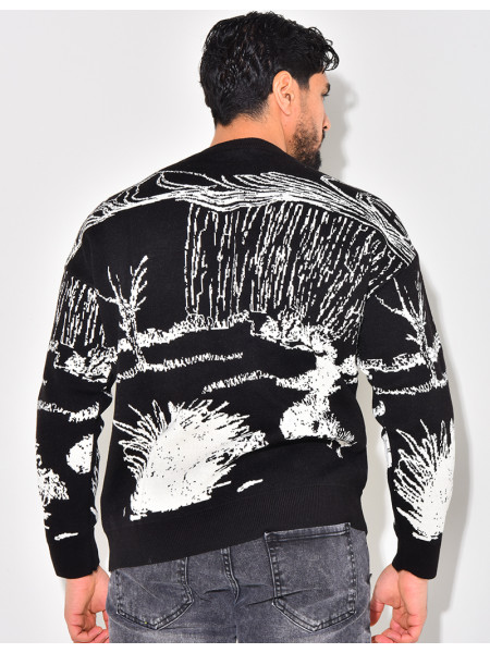 Pull à motifs