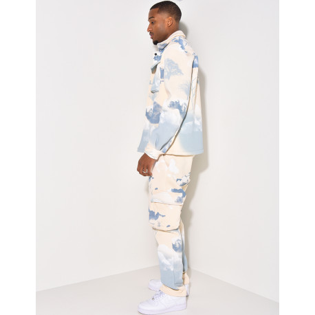 Ensemble jogging et veste tâcheté