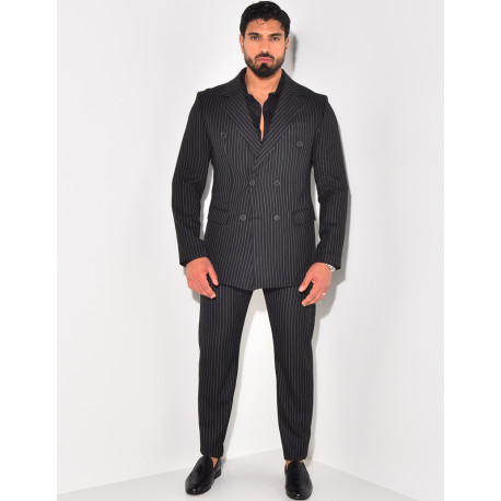 Ensemble de costume 2 pièces à rayures