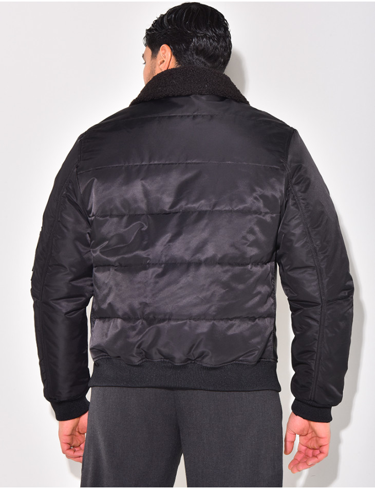 Perfecto en similicuir à fourrure