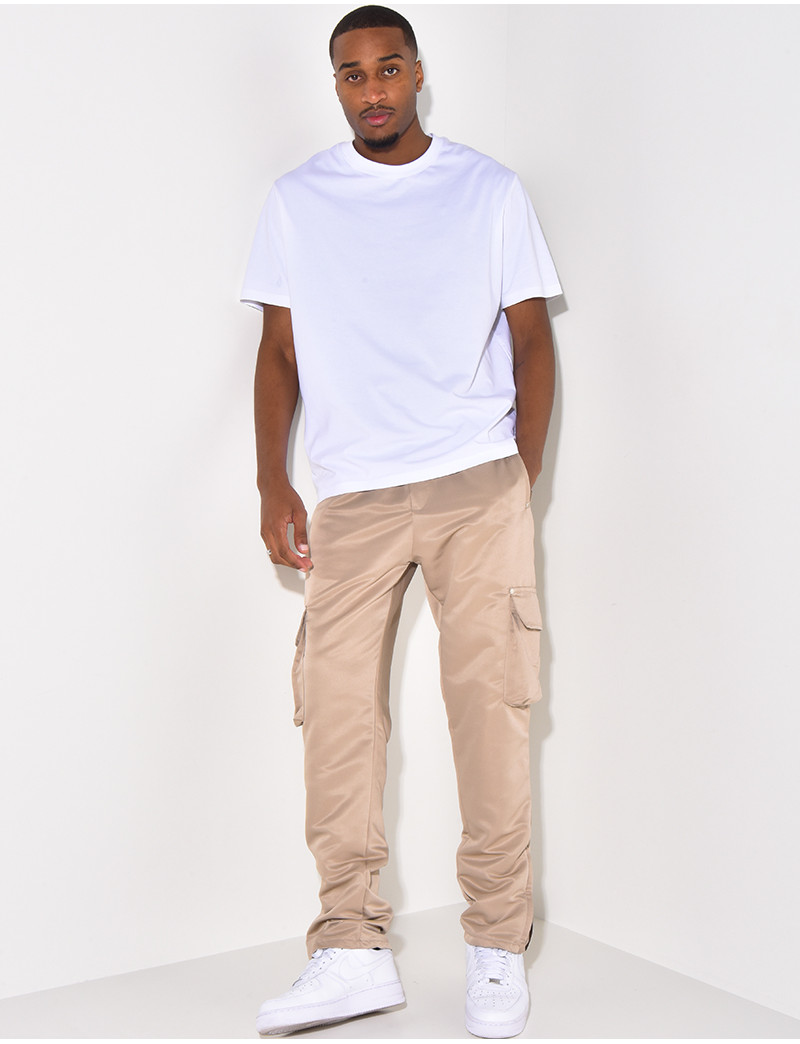 Pantalon Court Cache Avec Fermeture à La Cheville - Taille 0 (26 Pouces), Noir, Très Bon état