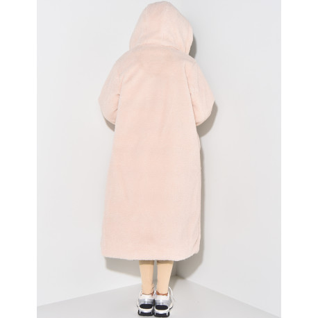 Lange, wendbare, gesteppte Daunenjacke