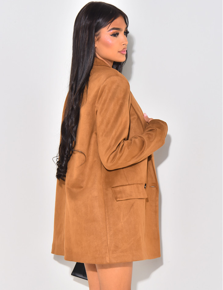 Blazerjacke aus Wildleder