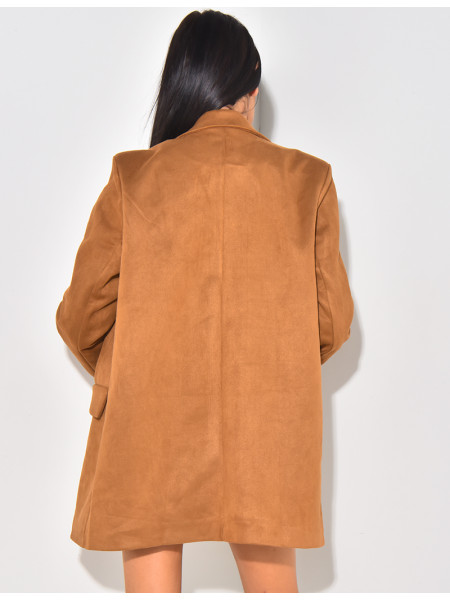 Blazerjacke aus Wildleder