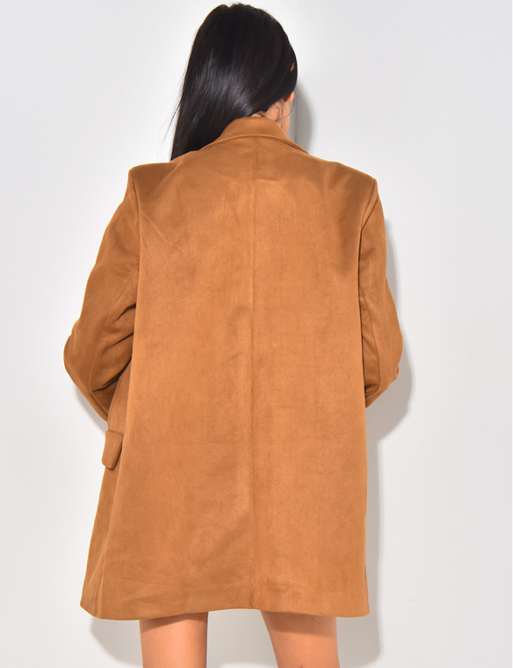 Blazerjacke aus Wildleder