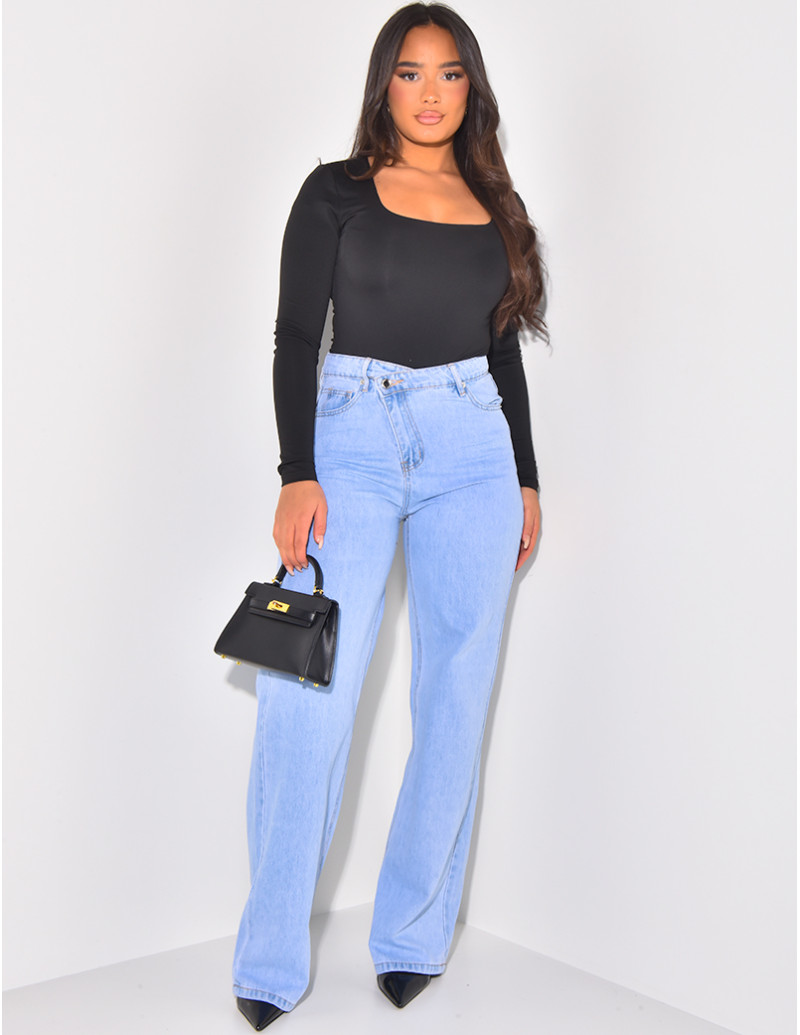 Gerade geschnittene Jeans...