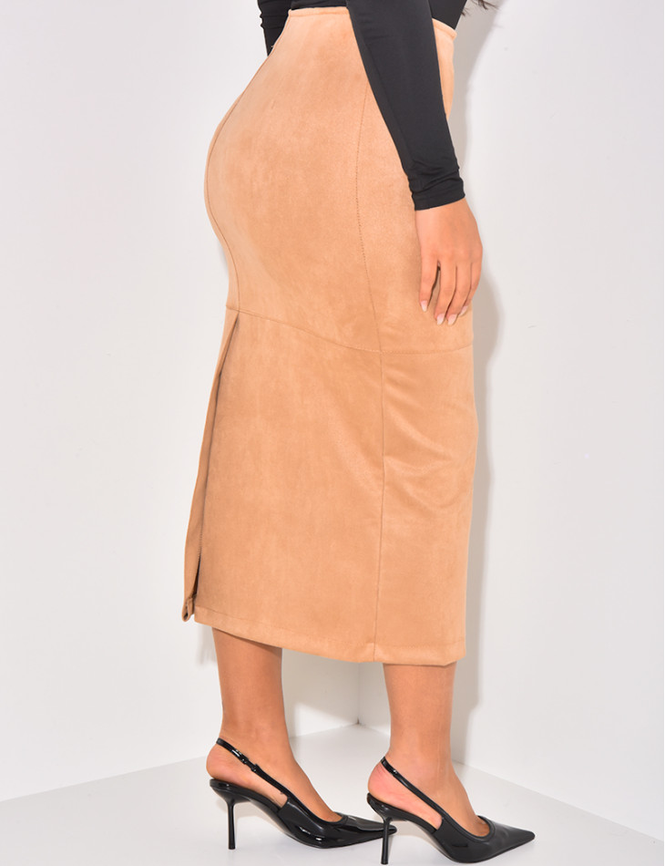 Jupe longue bouffante taille haute clearance