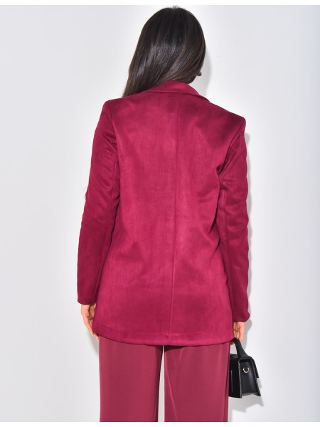 Blazerjacke aus Wildleder