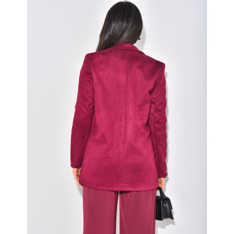 Blazerjacke aus Wildleder