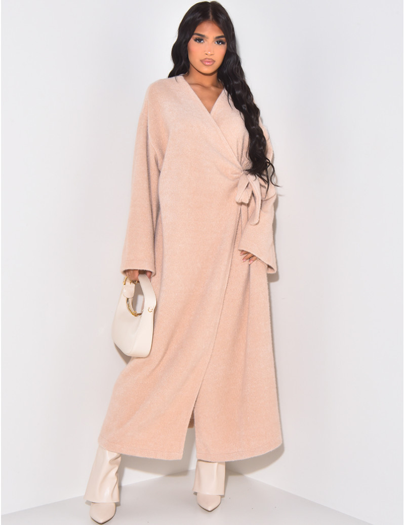 Robe kimono à nouer tissu...