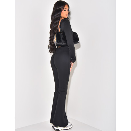 Combinaison pantalon moulante dos nu
