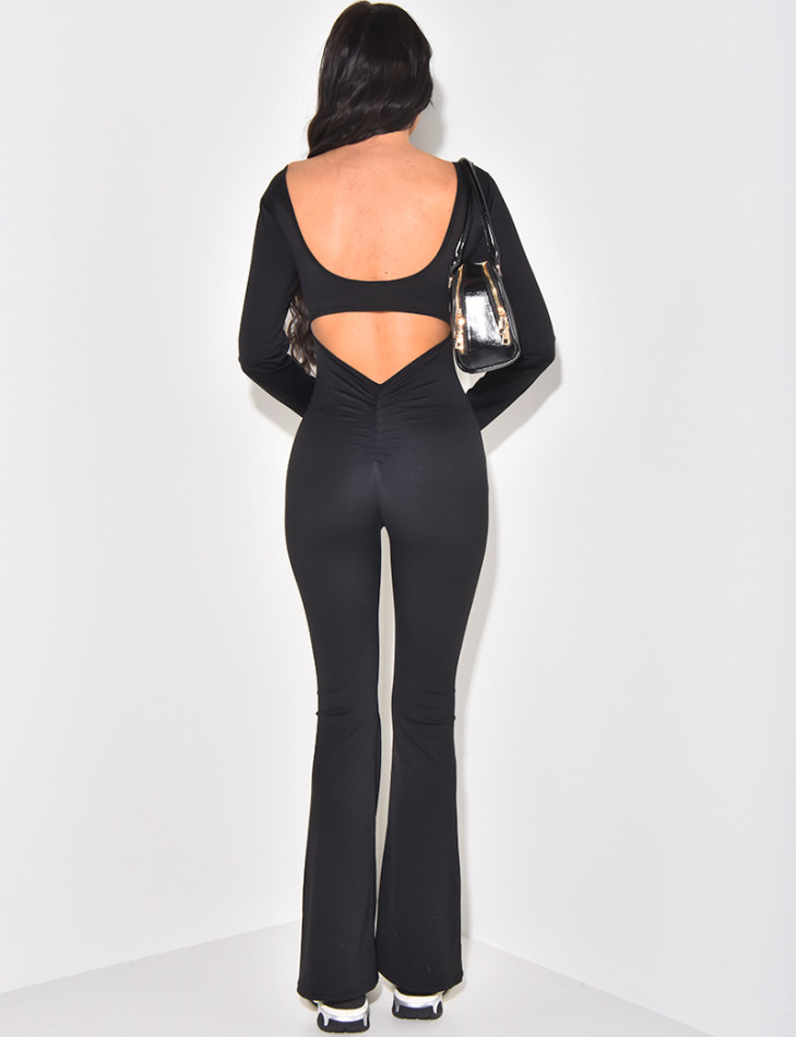 Combinaison pantalon moulante dos nu