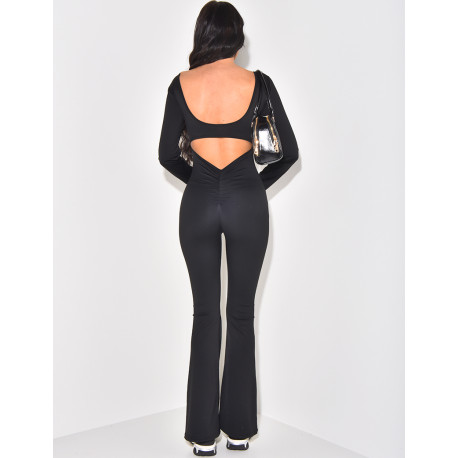 Combinaison pantalon moulante dos nu