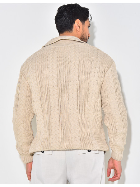 Pull en laine à col