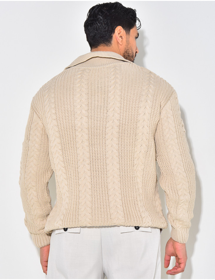 Pull en laine à col
