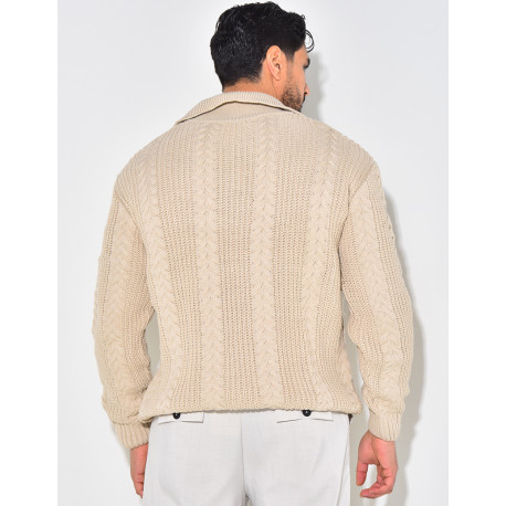 Pull en laine à col