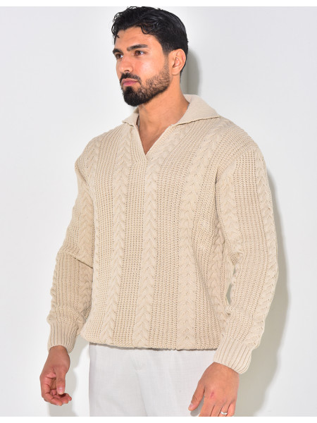 Pull en laine à col