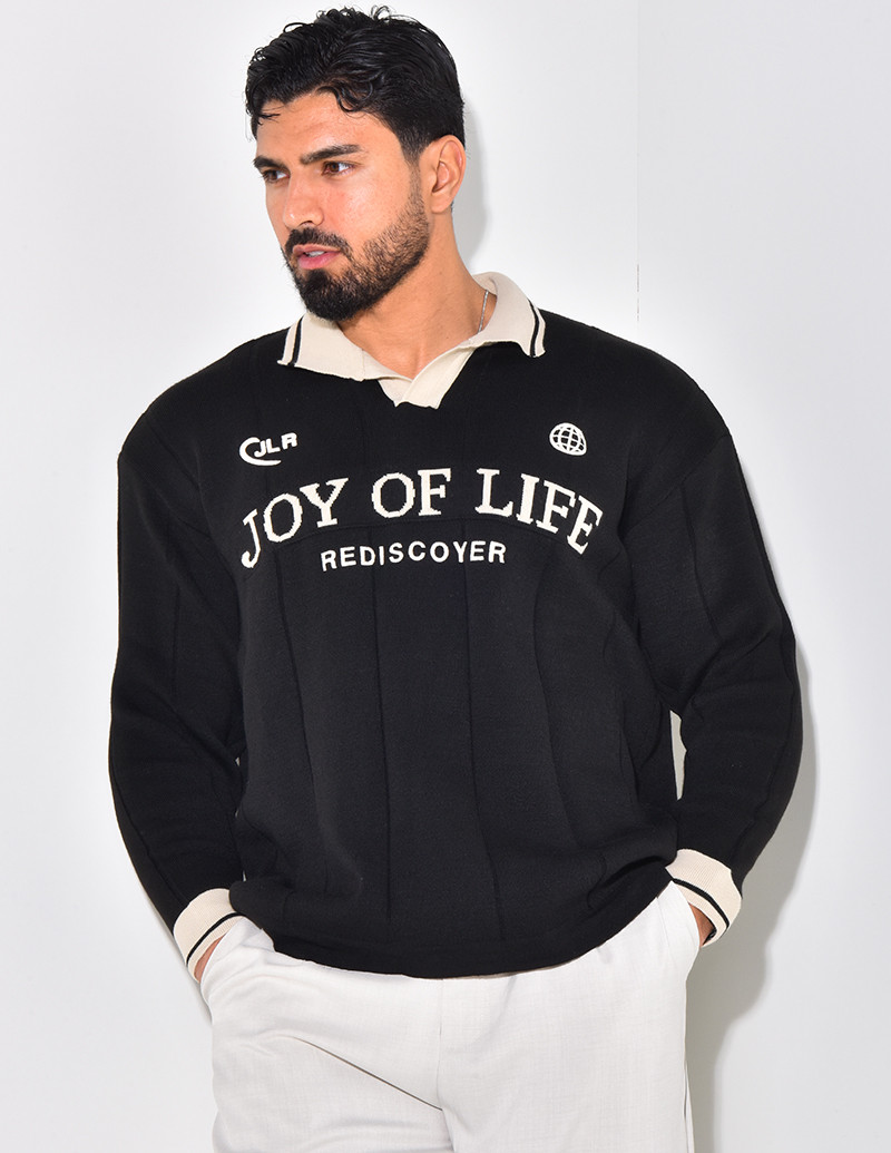 Pull à col "Joy Of Life"