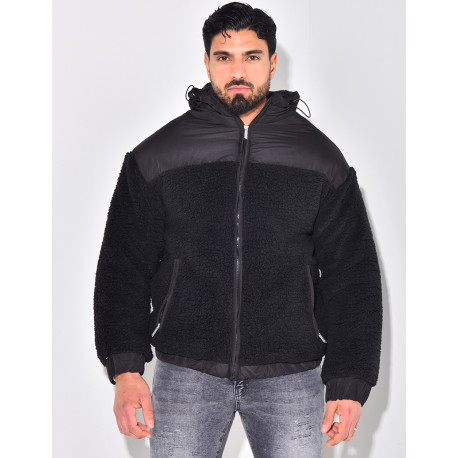 Doudoune bi-matière