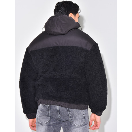 Doudoune bi-matière