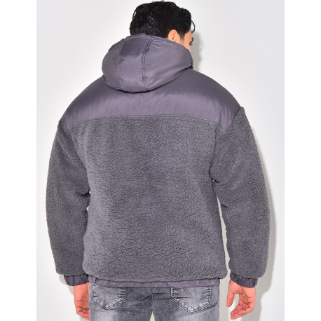 Doudoune bi-matière