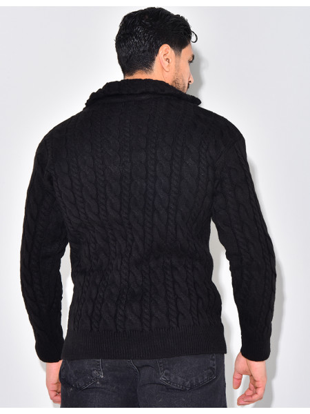 Pullover mit Stehkragen