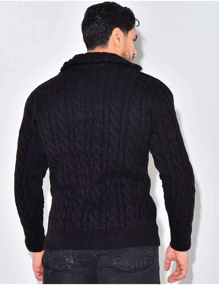 Pullover mit Stehkragen