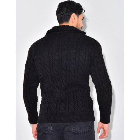 Pullover mit Stehkragen