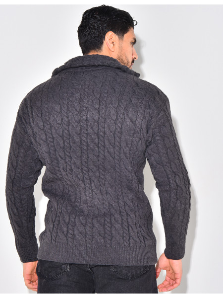 Pullover mit Stehkragen