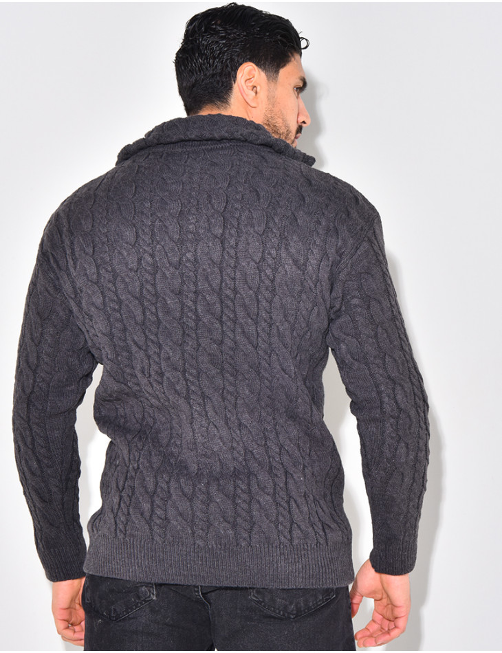 Pullover mit Stehkragen