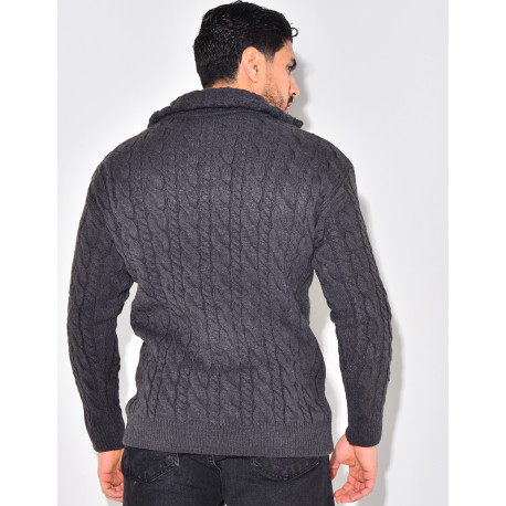Pullover mit Stehkragen