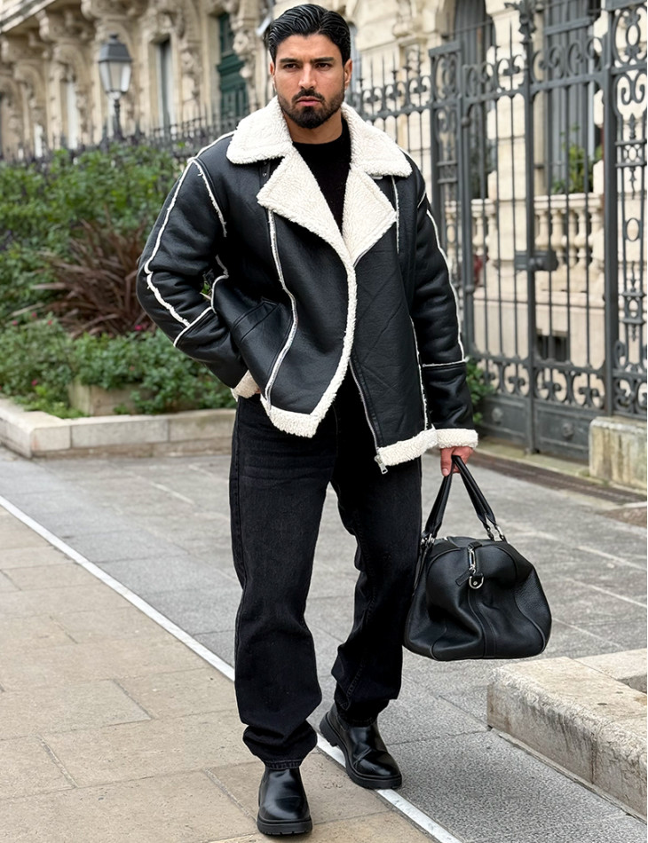 BOMBARDIER HOMME A FOURRURE