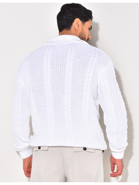 Pull en laine à col