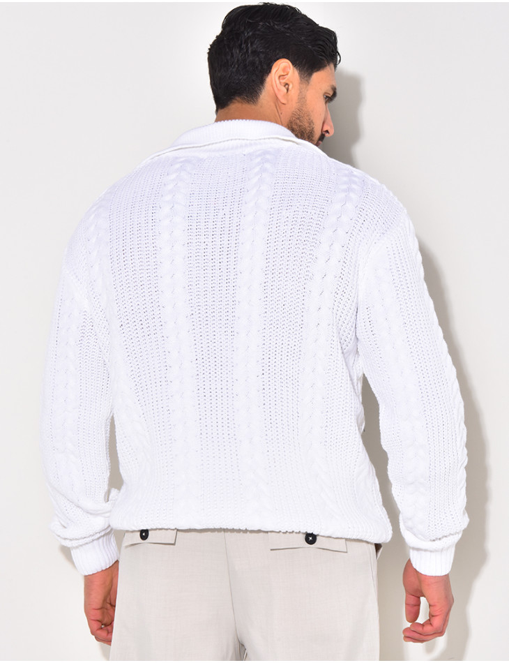 Pull en laine à col