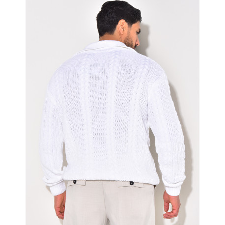 Pull en laine à col