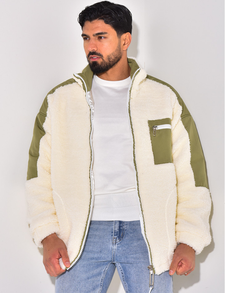 Doudoune en peau de mouton