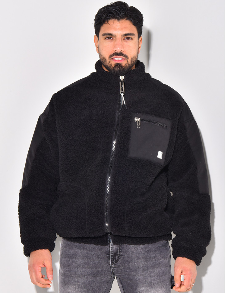 Doudoune en peau de mouton