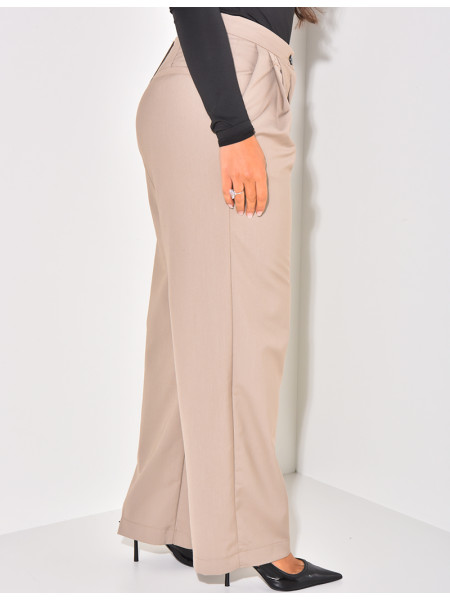 Pantalon de tailleur droit