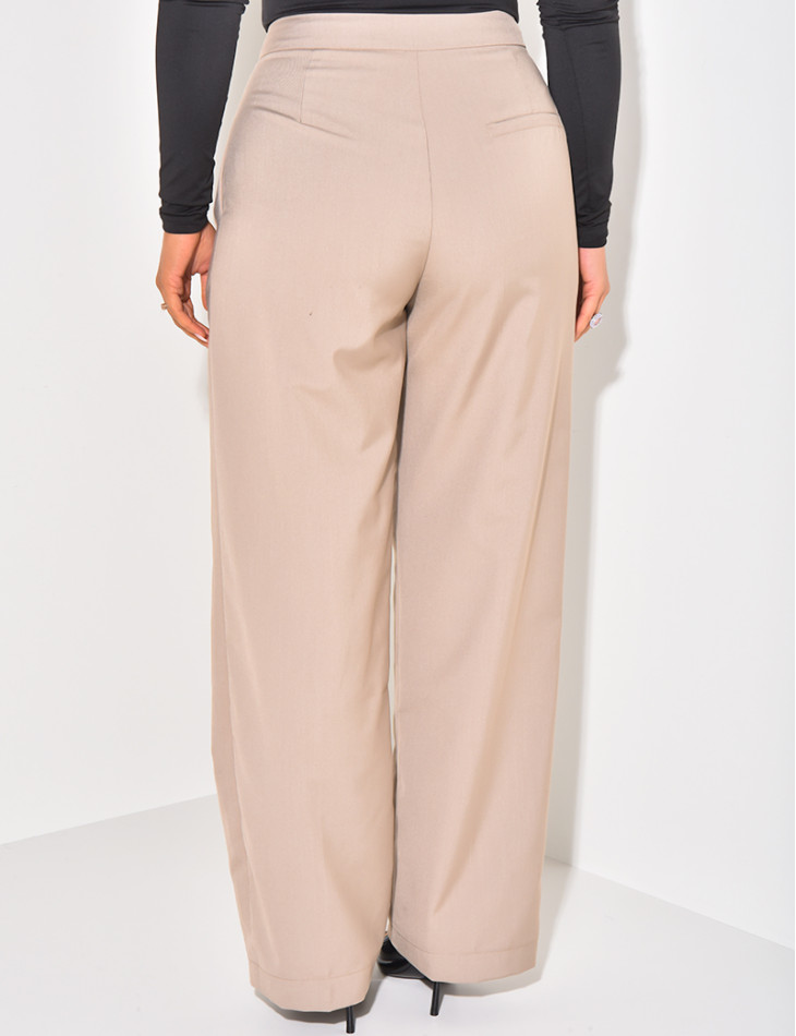 Pantalon de tailleur droit