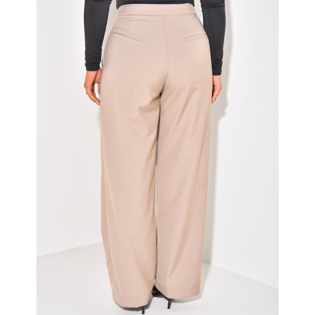 Pantalon de tailleur droit
