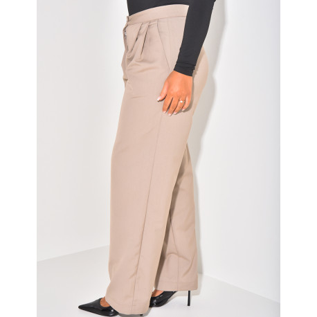 Pantalon de tailleur droit