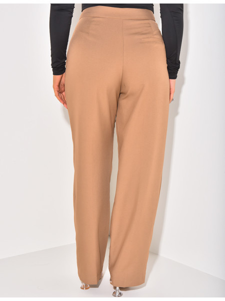 Pantalon de tailleur droit