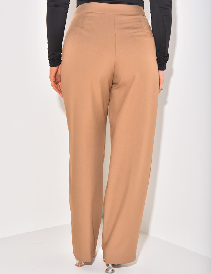 Pantalon de tailleur droit