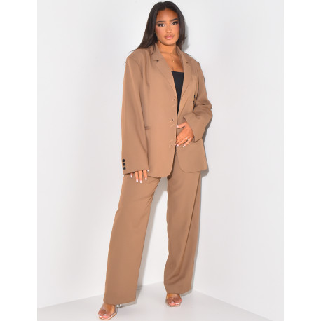 Pantalon de tailleur droit